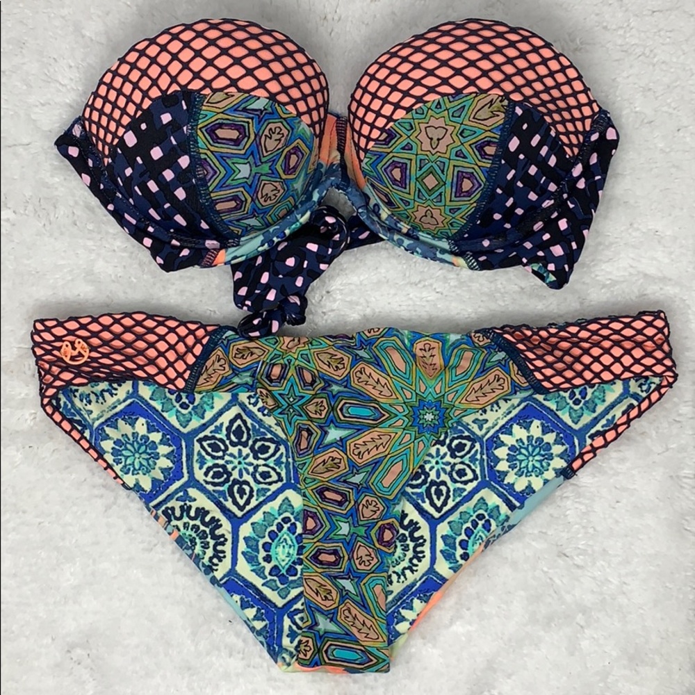 Maaji Multicolor Geometric Bikini